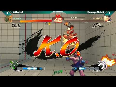 NEC15 - USF4 - Top 32 - AG LuckyD vs Firemage Chris G.