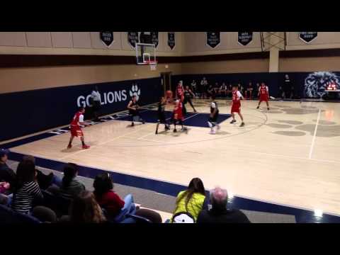 SD Wolverines vs. Sundevils (W 37 : 33) - 14U - Top Gun Winter 2016 A League - 01/30/2016