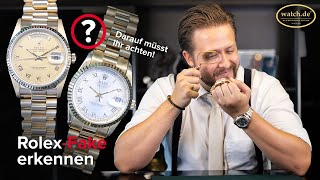 Echt oder Fake? So erkennt Ihr eine echte Rolex I watch.de Uhrenwissen