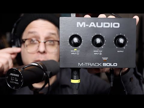M-Audio M-Track Solo First Impressions (SM7b, Electric Guitar)