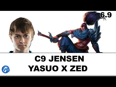 C9 Jensen - Yasuo vs Zed - Kr Ranked