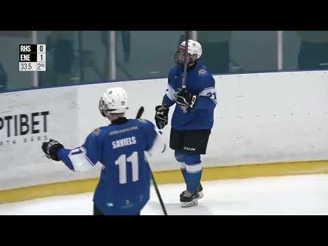 Optibet Hokeja līga. Rīgas HS - Energija. Spēles labākie momenti. (01.11.2025.)