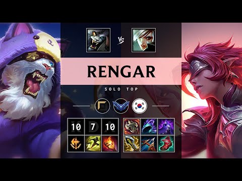 Rengar Top vs Riven - KR Diamond Patch 25.18