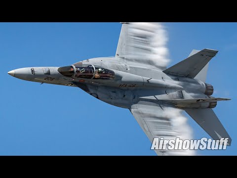 F-18F Super Hornet Demo - Cleveland National Airshow 2023