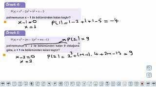 Eğitim Vadisi 10.Sınıf Matematik 14.Föy Polinomlar 1 Konu Anlatım Videoları