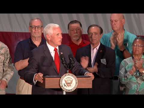 Vice President Mike Pence visits Nellis Air Force Base