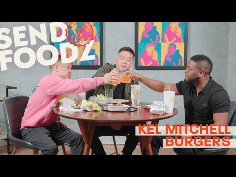 Tim and David Eat Burgers with Kel Mitchell from Good Burger | Send Foodz