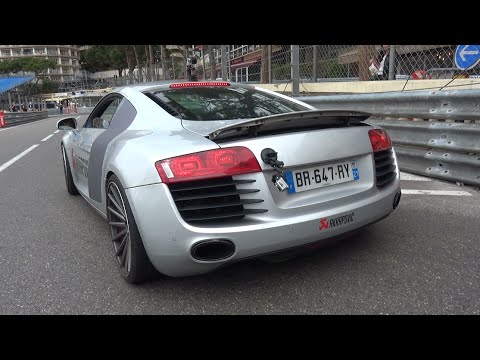 Audi R8 w/ Akrapovic Exhaust - Start Up, Revs & Accelerations