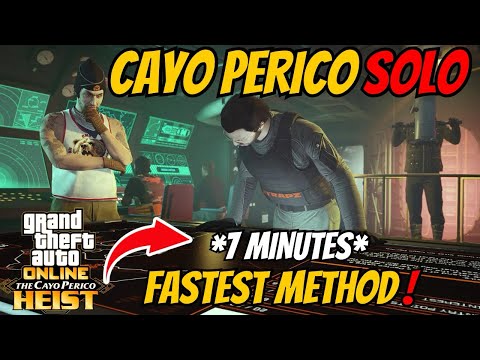 Cayo Perico Heist Solo FASTEST METHOD ! Full Stealth + Elite Challenge Cayo Perico Heist Solo Guide