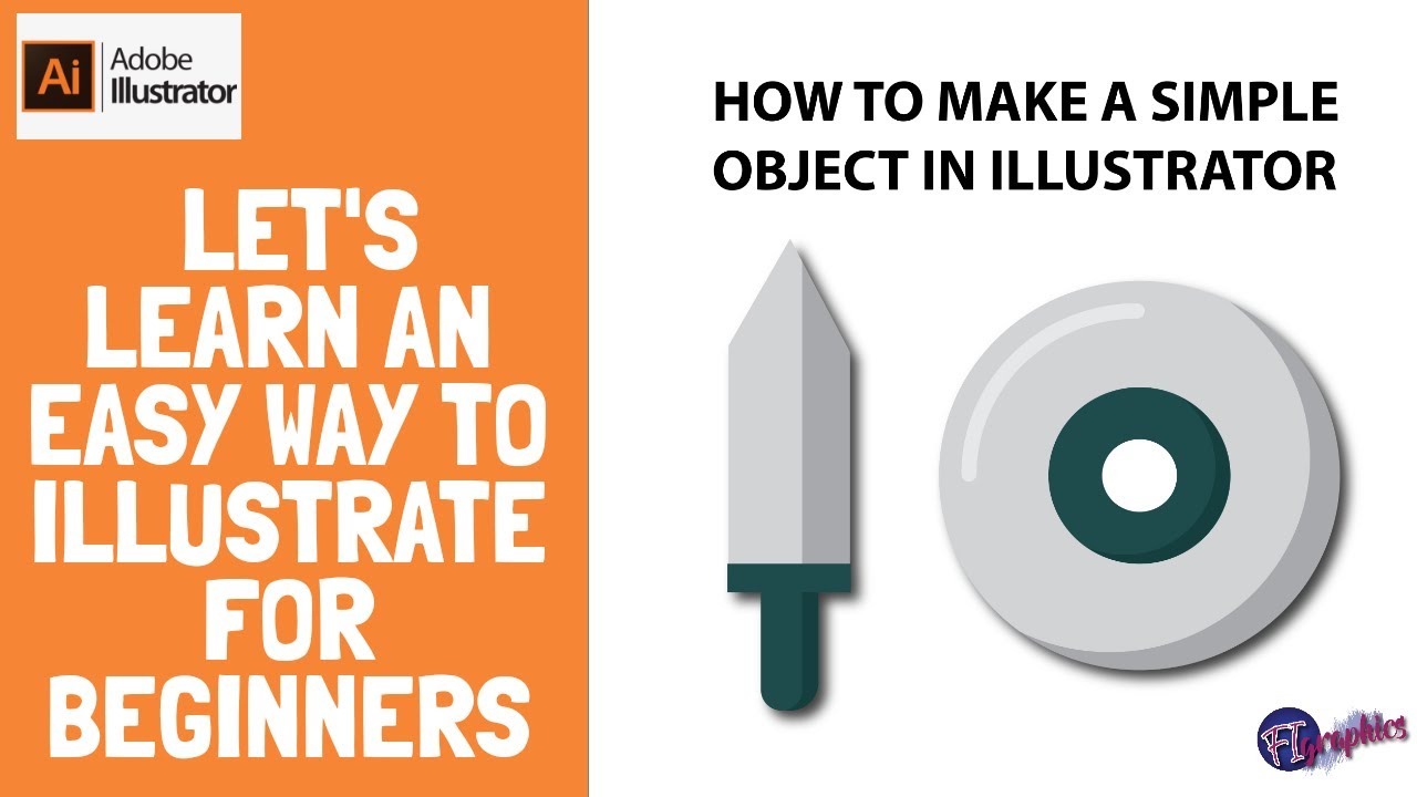 Making Sword And Shield Tutorial | Adobe Illustrator Tutorial For Beginners | Flat Design