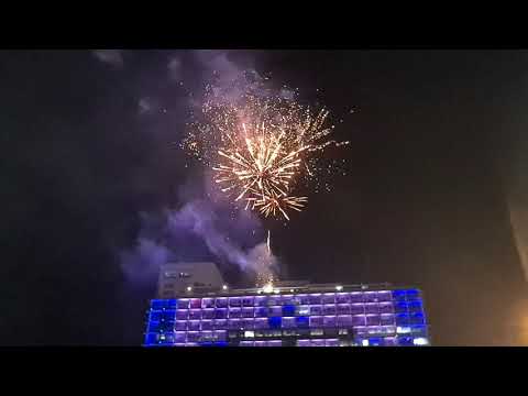 WATCH: Israel launches 73rd Independence Day celebrations with fireworks זיקוקי דינור. יום העצמאות