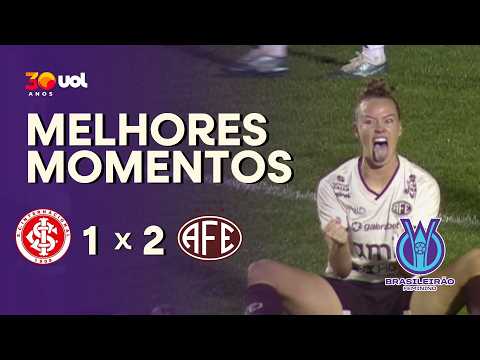 Gols e lances de Internacional x Ferroviária-SP
