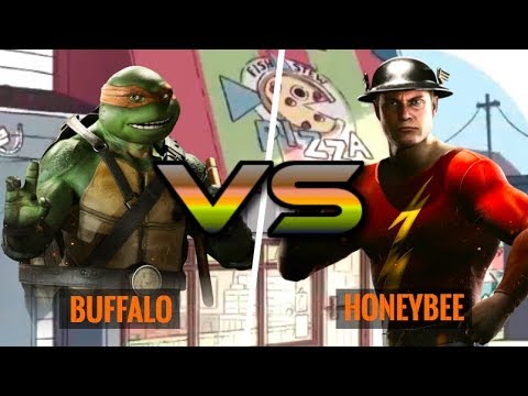 WHO HAS THE BETTER MIX UPS?! Buffalo (Michelangelo) vs HoneyBee (Jay Garrick)