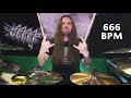 Drumming At 666 BPM