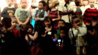 Jackie singing Away in a Manger Christmas 2012