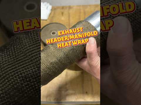 Black or Titanium exhaust wrap for cars, trucks, boats, motorcycles and more.