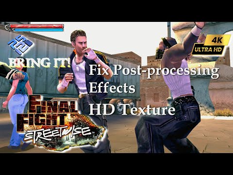 Final Fight: Streetwise 4K HD Texture Fix Post-processing Effects  | PCSX2 1.7.4383 QT | PS2 PC