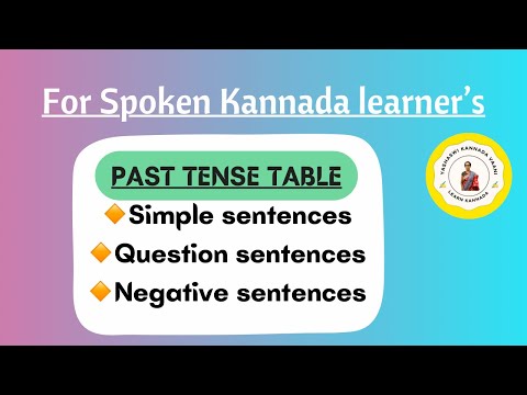 #spokenkannada Past Tense activity for adults #yashaswikannadavaani #learnkannada #kannada #ykv