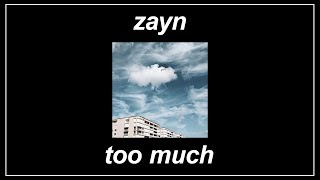 Too Much - ZAYN (feat. Timbaland) (Lyrics)