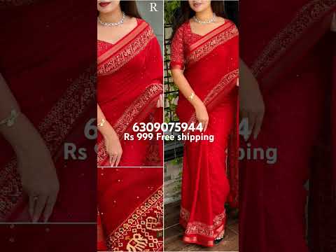 🔥 Last saree 😍 Ajrakh Mul Cotton Saree #shorts #viral #saree #sareefashion #sarees