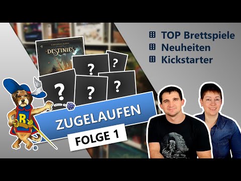 Neue Brettspiele zugelaufen / Neuheiten, Kickstarter in unserem Spieleregal- Folge 1 Brettspielgarde
