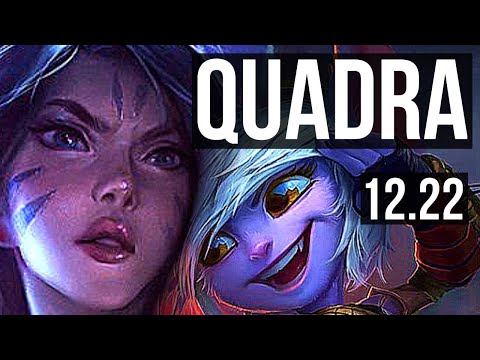 KAI'SA & Gragas vs TRISTANA & Taric (ADC) | Quadra, 67% winrate, Dominating | KR Grandmaster | 12.22