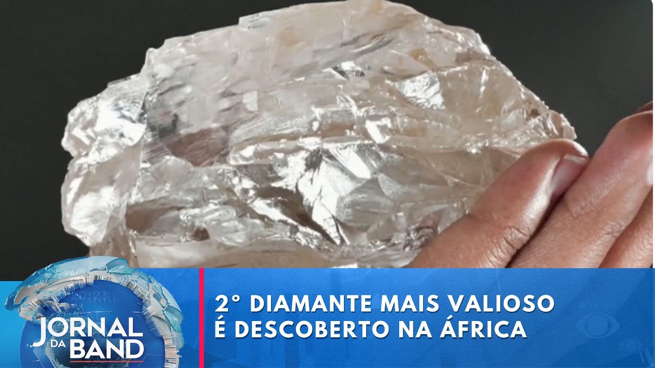 Segundo maior diamante já descoberto pesa quase meio quilo | Jornal da Band