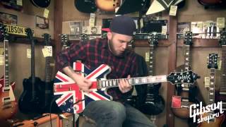Video thumbnail for Epiphone Ltd Edition “Union Jack” Sheraton by Import Music USA