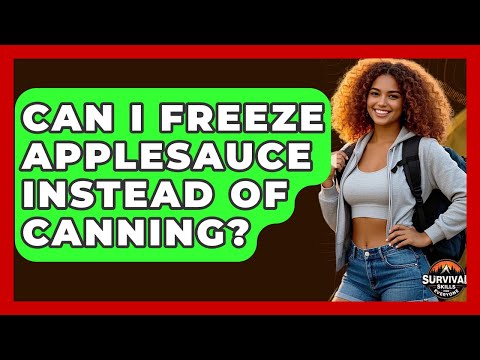 Can I Freeze Applesauce Instead Of Canning? - Survival Skills for Everyone