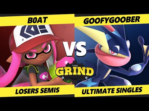 The Grind 267 Losers Semis - B0at (Inkling) Vs. GoofyGoober (Greninja) Smash Ultimate - SSBU