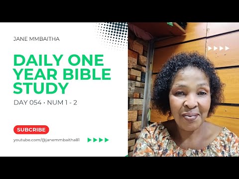 Day 54 Numbers 1 - 2 | Daily One Year Bible Study | Audio Bible Reading w/ Commentary