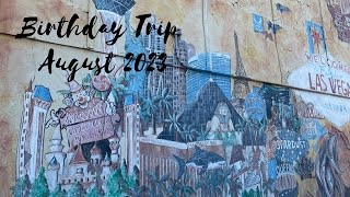 Las Vegas Vlog - August Birthday Trip 2023 - Day 1. Our Journey begins…Vdara Style.