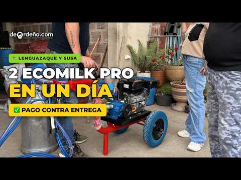 🐄 2 Ecomilk Pro a gasolina en un día: Lenguazaque y Susa, con inducción | PAGO CONTRA ENTREGA