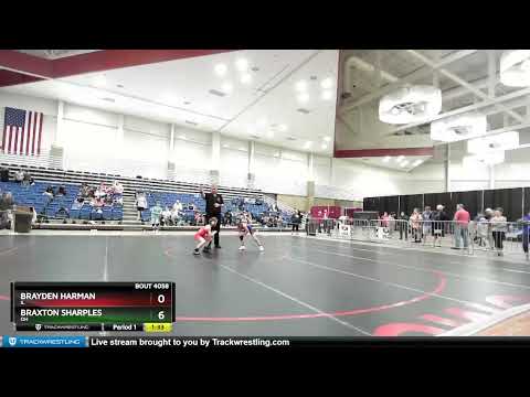 63 Lbs Round 5 - Brayden Harman, IL Vs Braxton Sharples, OH 601b