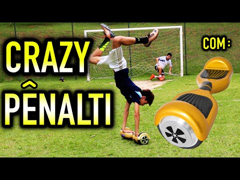 CRAZY PÊNALTI COM HOVERBOARD - DESAFIOS DE FUTEBOL