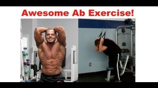 Pull Down Cable Crunch exercise video thumbnail