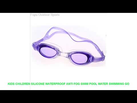 Kids Children Silicone Waterproof Anti fog Swim Pool Water Swimming Go Video