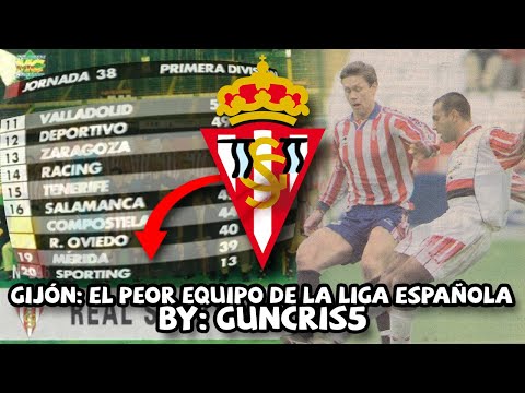 Sporting de Gijón y los 13 puntos: LA PEOR CAMPAÑA en la historia de la liga de España | Liga 97/98