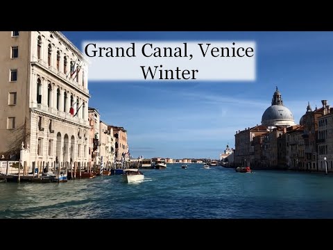 Grand Canal, Venice - Winter - Stunning Views - with Music by Vivaldi
