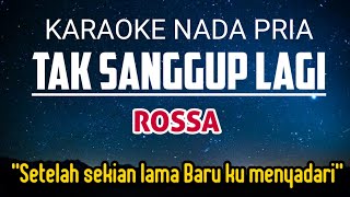 Download lagu Rossa - Tak Sanggup Lagi Karaoke Male Key Nada Rendah Pria  2 (D mayor) mp3
