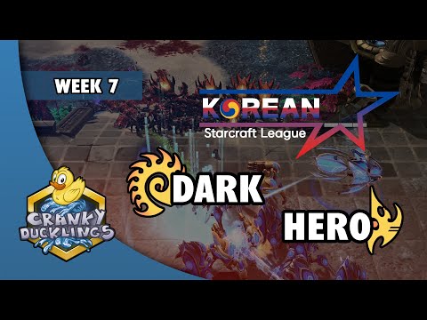 Dark vs herO - ZvP | Korean StarCraft League: Week 7 | Open StarCraft 2 Tournament