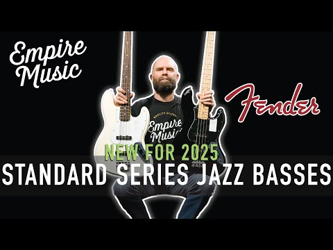 NEW FOR 2025 | The Fender Standard Series Jazz Bass // EMPIRE MUSIC