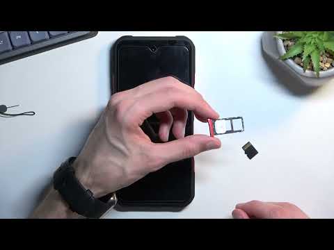 How to Insert SIM and SD Cards into DOOGEE V20 - Input SIM and SD Cards