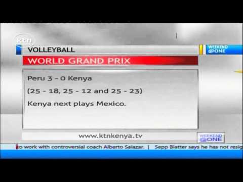 Kenya fall to Peru 3-0 in her first match in group three of the FIVB World Grand Prix in Mexico