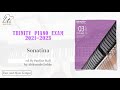 Trinity Piano Exam Grade 3 Sonatina By Gedike Fast And Slow Tempo