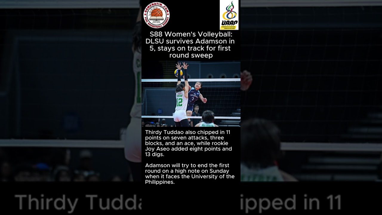 UAAP Women's Volleyball: DLSU survives Adamson in 5 sets