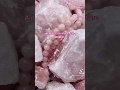 Bracelet en Quartz rose 12mm - Bracelets