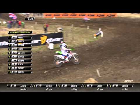 Jordi Tixier passes Brian Bogers MXGP of Germany 2015 - motocross