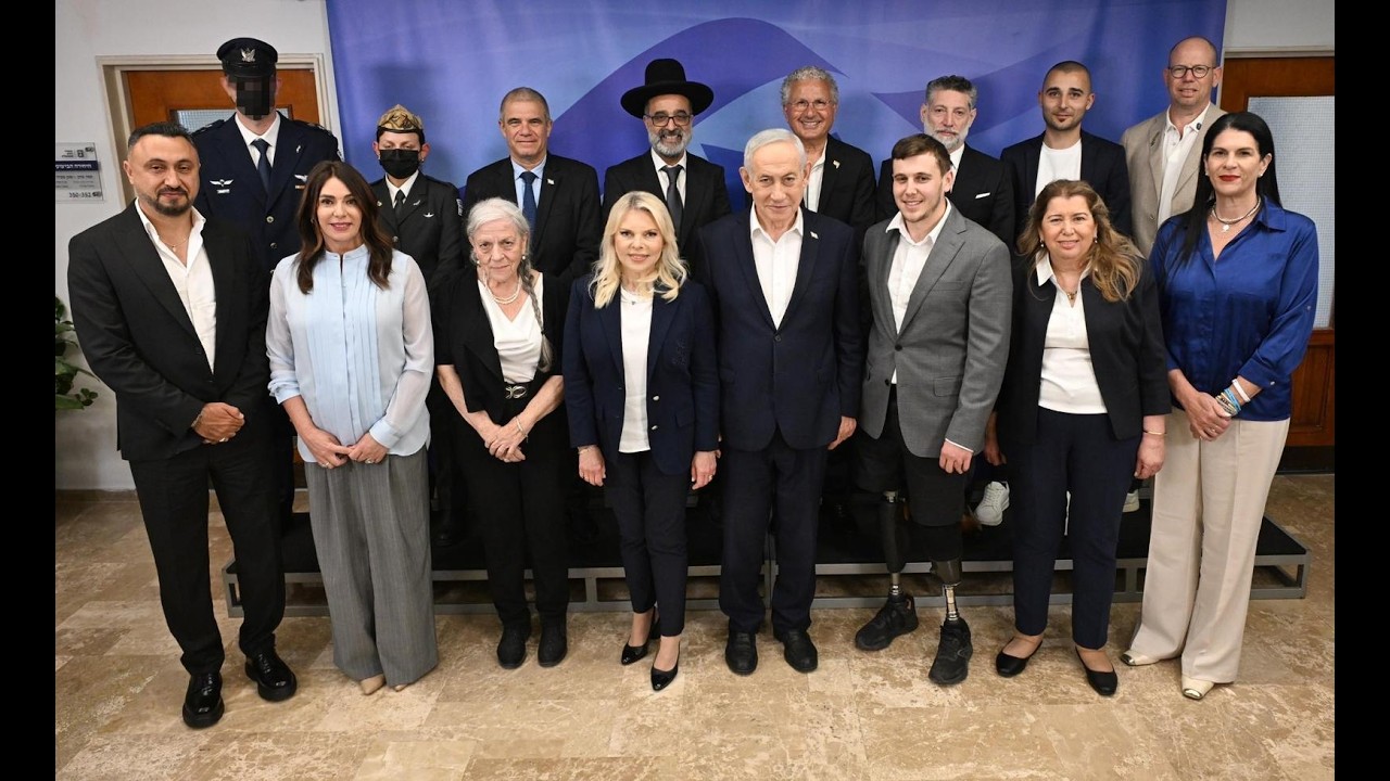 ראש הממשלה נתניהו במפגש עם משיאי המשואות ביום העצמאות ה-78