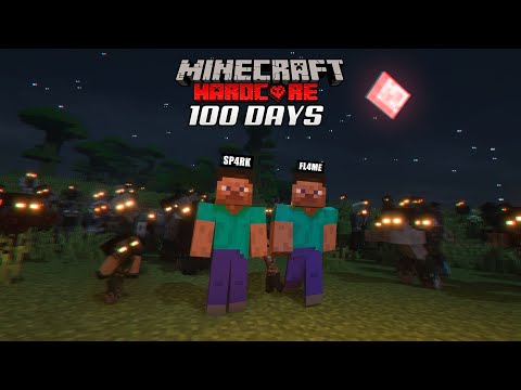 We Survived 100 Days in a Zombie Apocalypse in Minecraft Hardcore (Hindi)